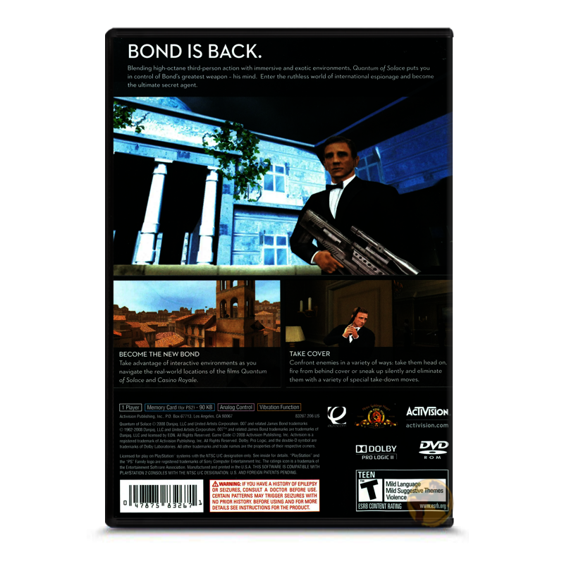 007: Quantum of Solace (PlayStation 2)