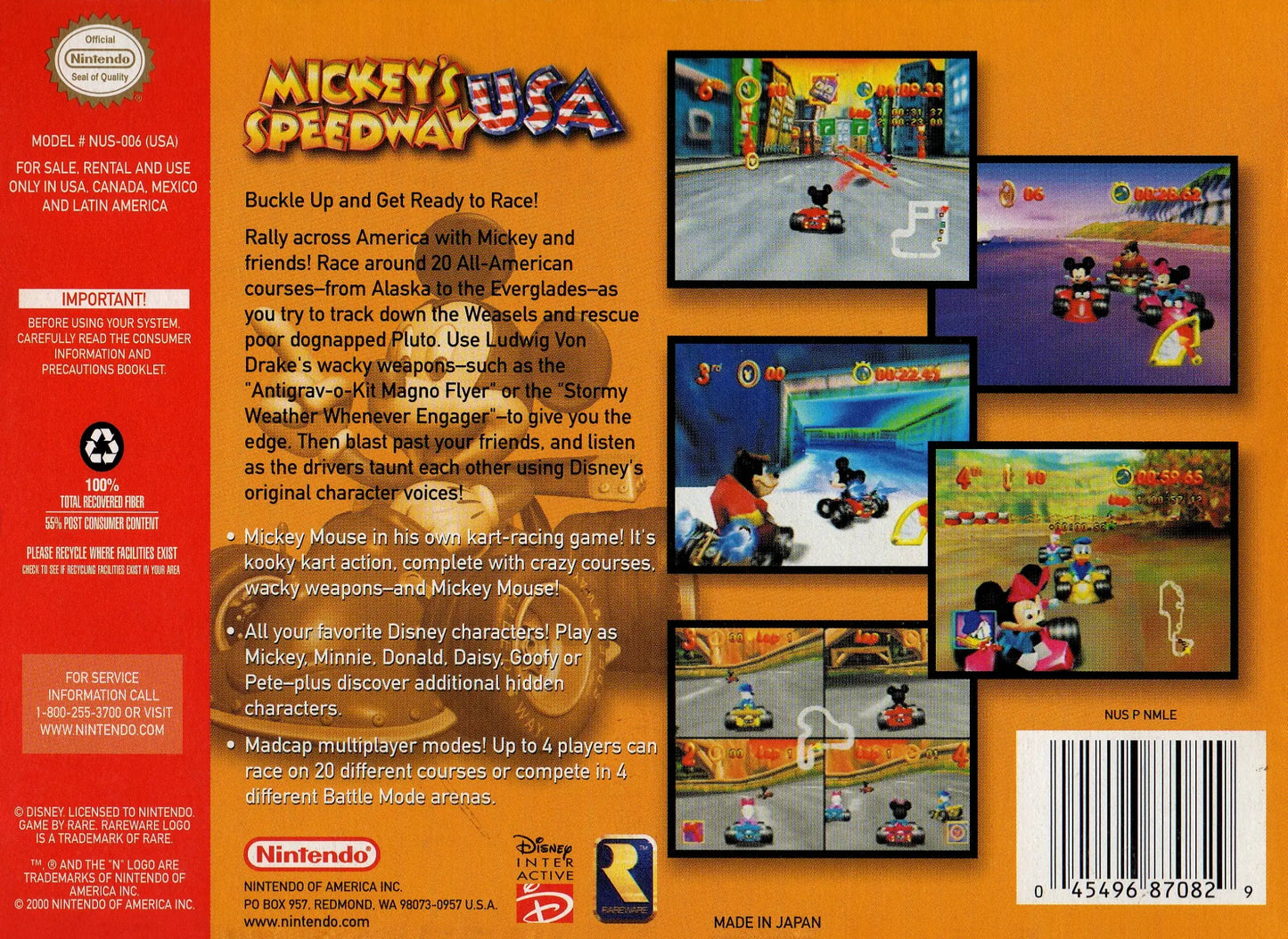 Mickey's Speedway USA (Nintendo 64)