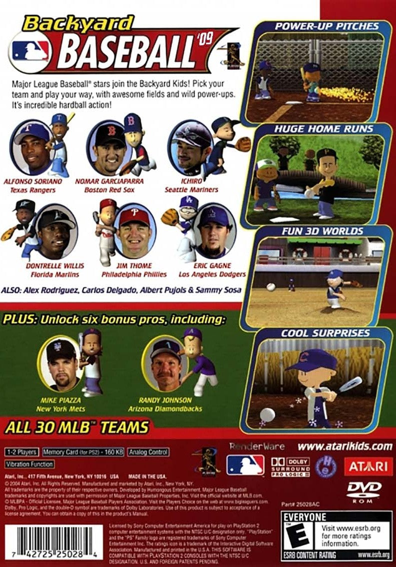 Backyard Baseball '09 (PlayStation 2)