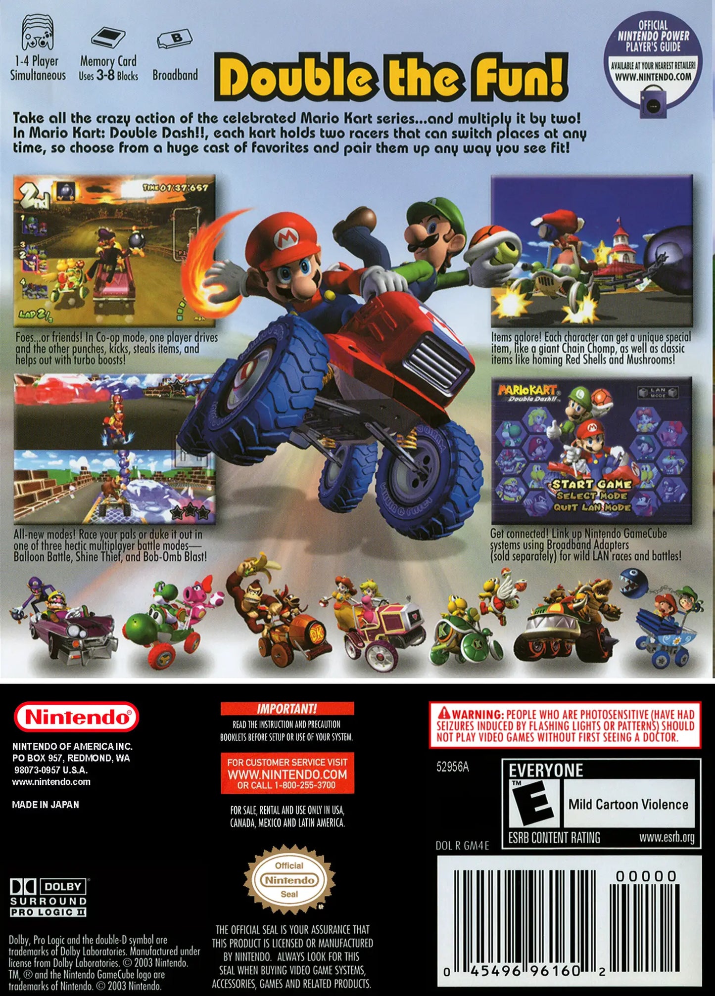 Mario Kart: Double Dash!! (Nintendo GameCube)