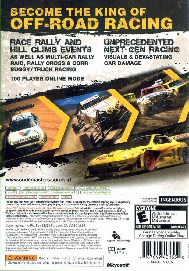 DiRT (Xbox 360)