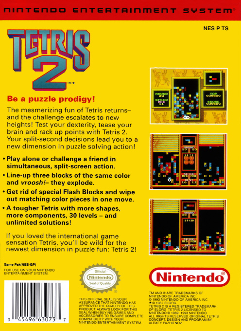 Tetris 2 (Nintendo NES)