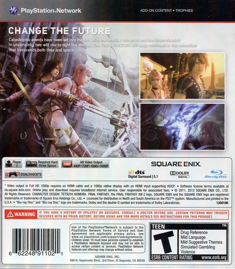 Final Fantasy XIII-2 (PlayStation 3)