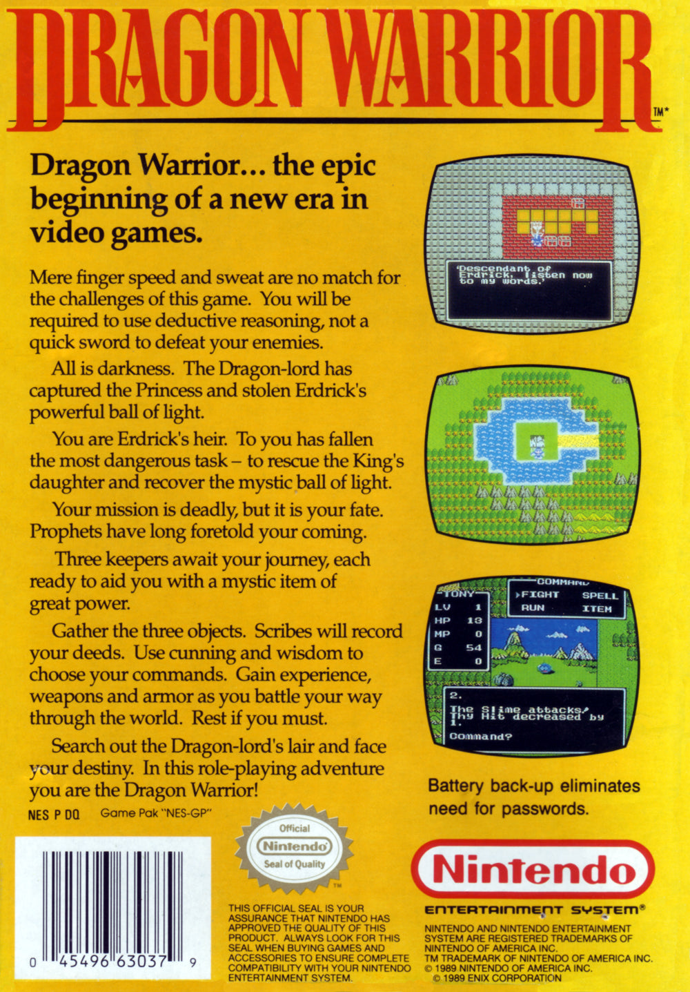 Dragon Warrior (Nintendo NES)