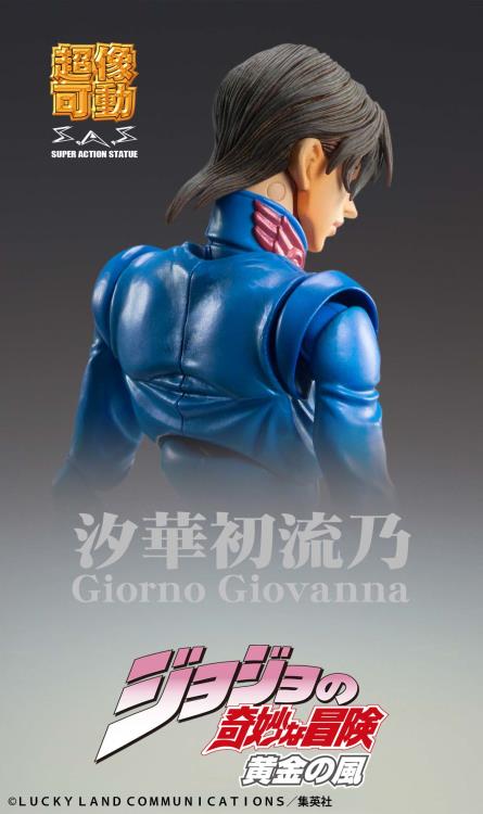 JoJo’s Bizarre Adventure Part 5: Golden Wind – Giorno Giovanna Second Super Action Statue Figure (Medicos)