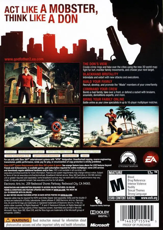 The Godfather II (Xbox 360)
