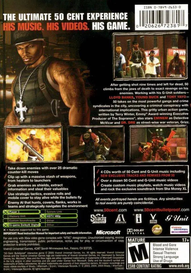 50 Cent: Bulletproof (Microsoft Xbox)