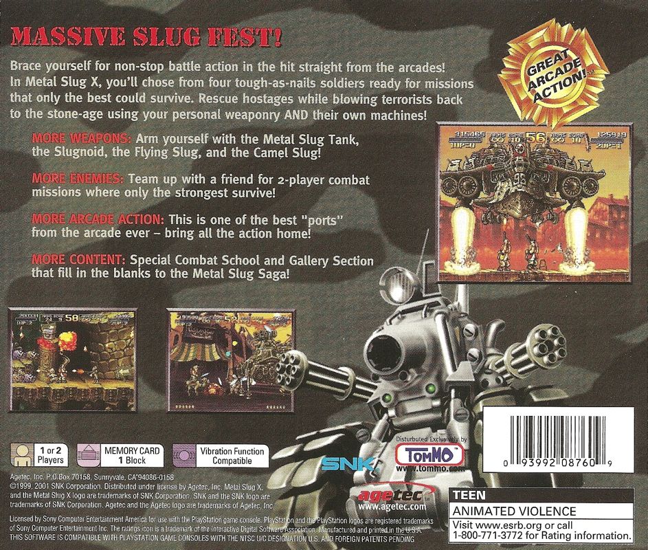Metal Slug X (PlayStation 1)