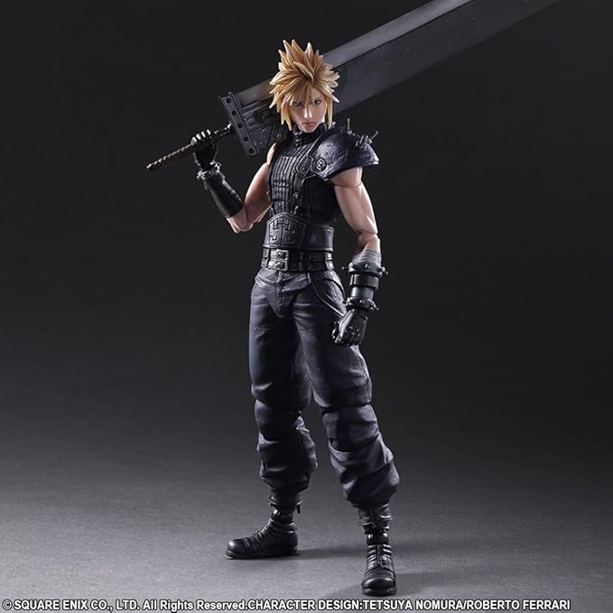 Final Fantasy VII Remake – Cloud Strife No.1 Play Arts Kai Action Figure (Square Enix)