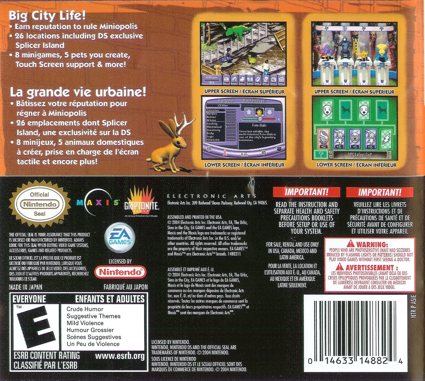 The Urbz: Sims in the City (Nintendo DS)
