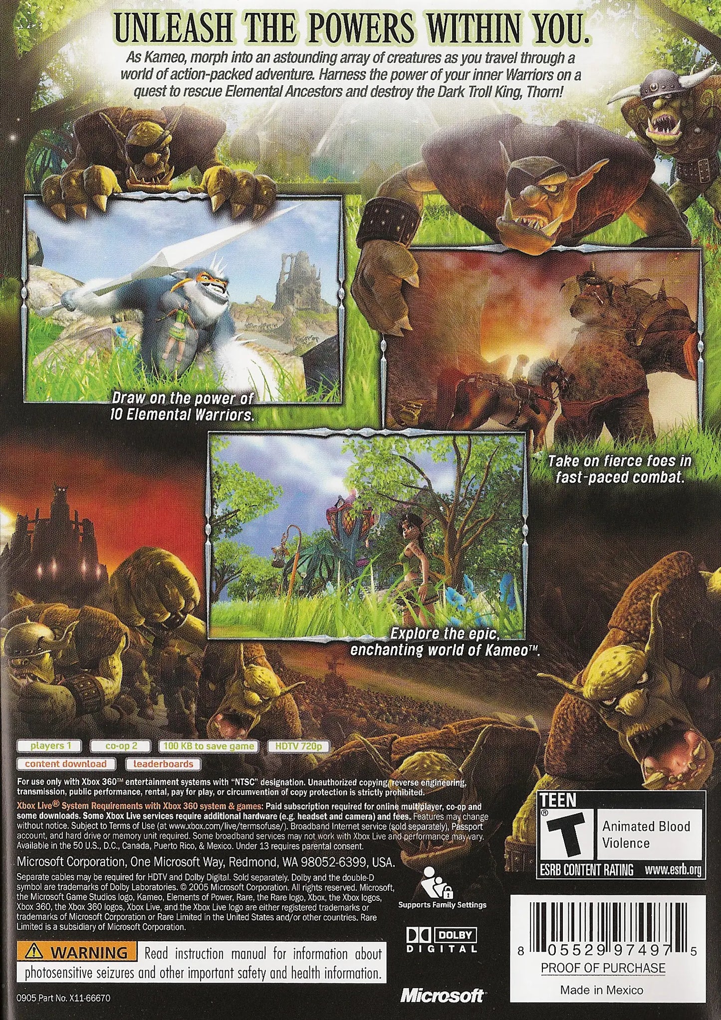 Kameo: Elements of Power (Xbox 360)