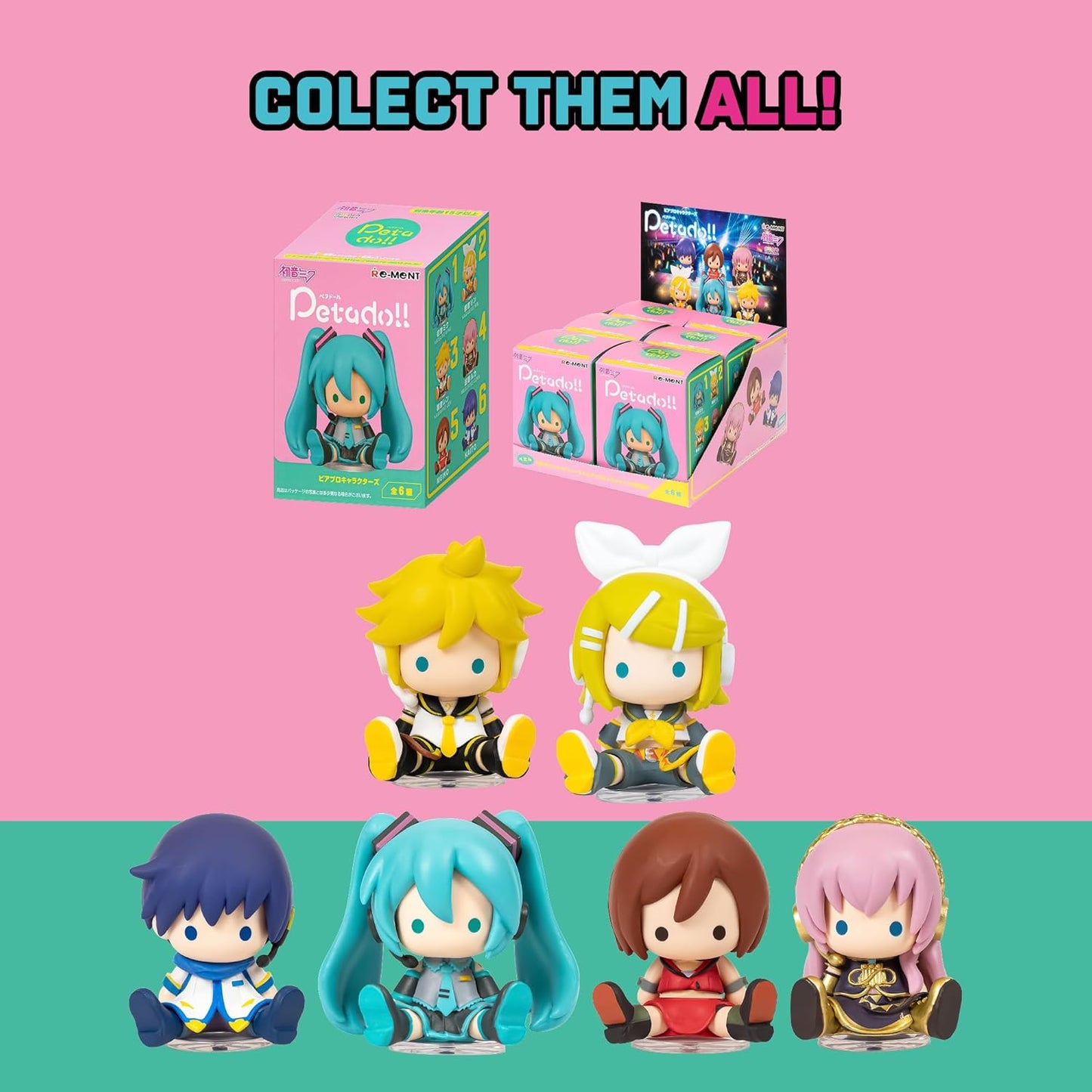 Re-Ment: Hatsune Miku - petadoll Piapro Characters Blind Box