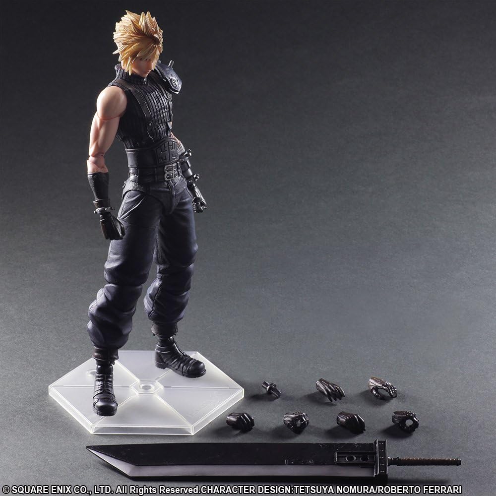 Final Fantasy VII Remake – Cloud Strife No.1 Play Arts Kai Action Figure (Square Enix)