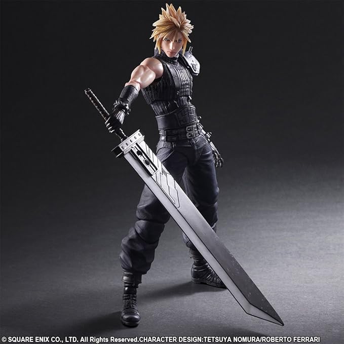 Final Fantasy VII Remake – Cloud Strife No.1 Play Arts Kai Action Figure (Square Enix)