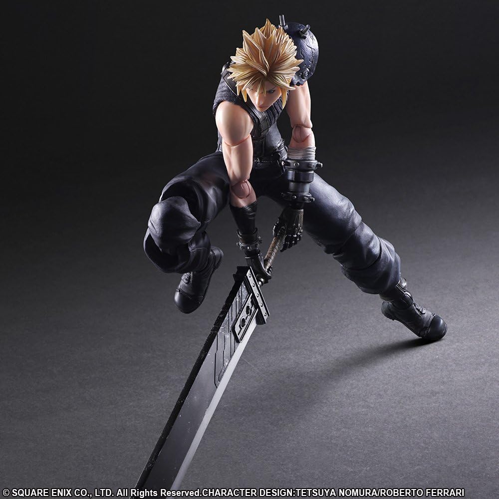 Final Fantasy VII Remake – Cloud Strife No.1 Play Arts Kai Action Figure (Square Enix)