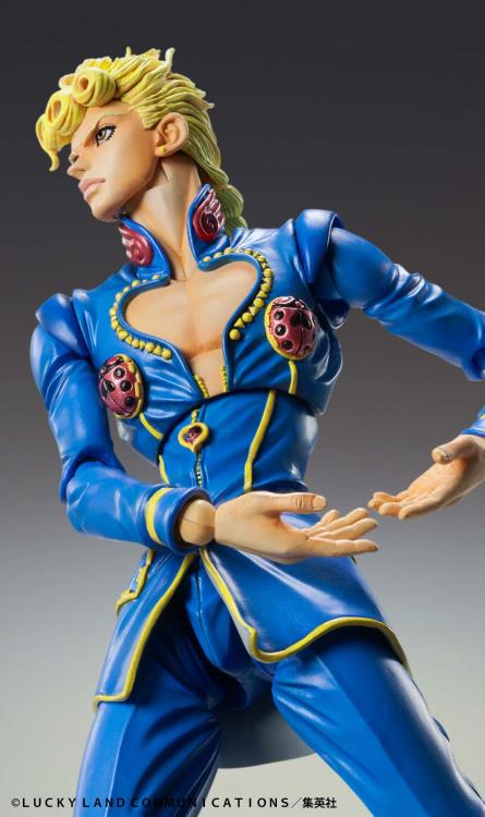 JoJo’s Bizarre Adventure Part 5: Golden Wind – Giorno Giovanna Second Super Action Statue Figure (Medicos)