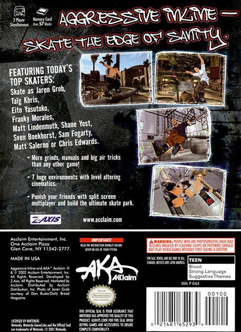 Aggressive Inline (Nintendo GameCube)