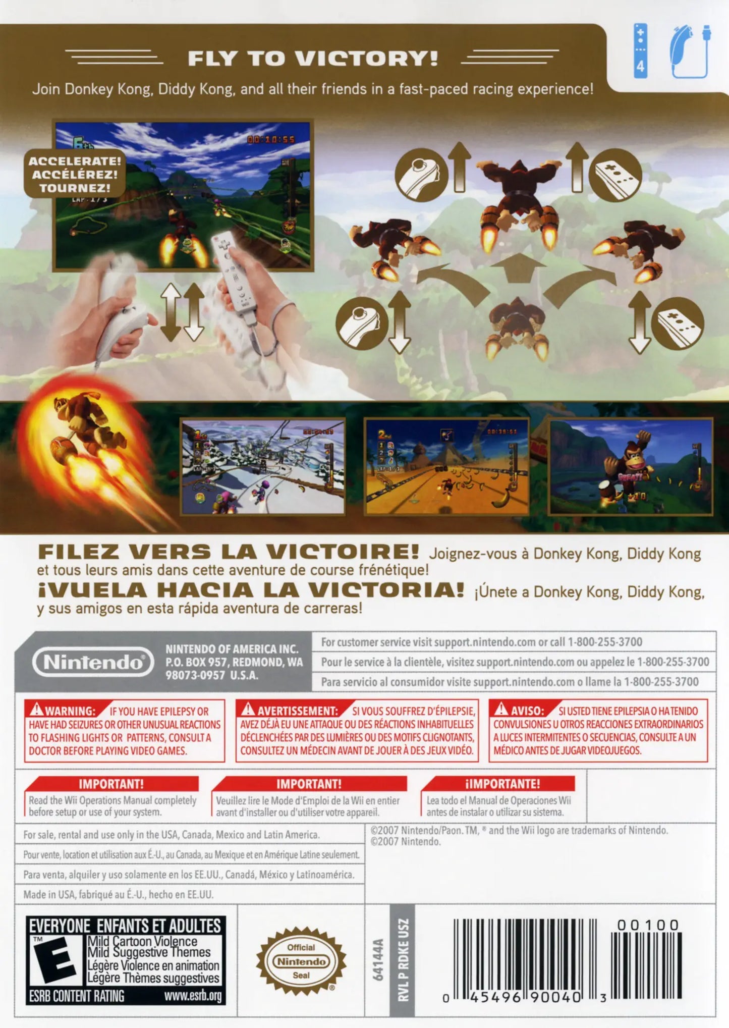 Donkey Kong: Barrel Blast (Nintendo Wii)