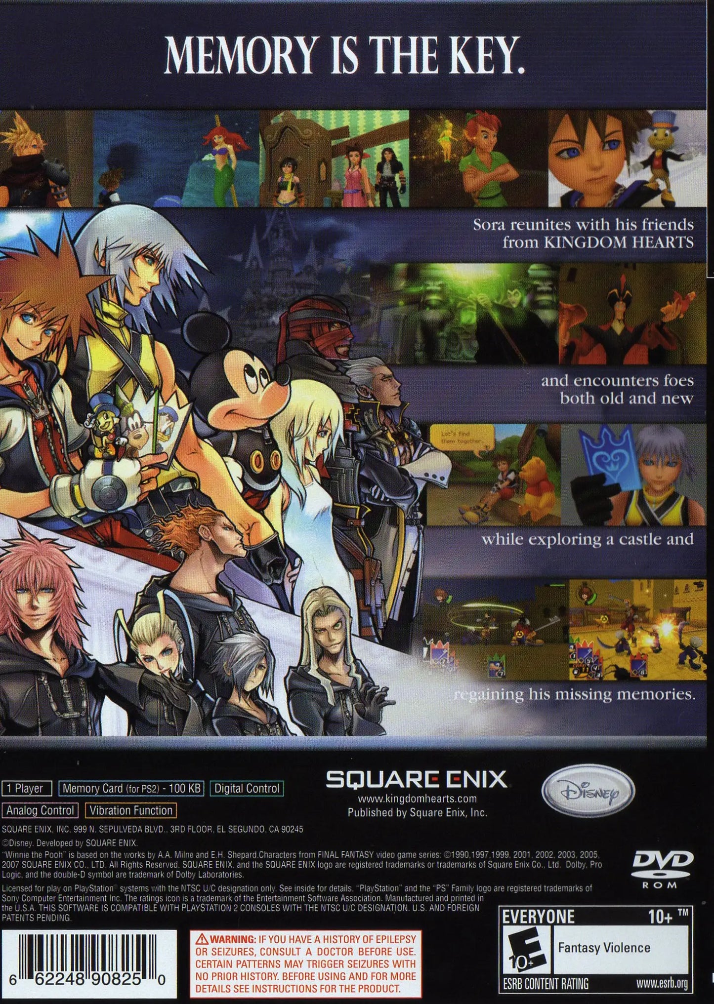 Kingdom Hearts: Re:Chain of Memories (PlayStation 2)