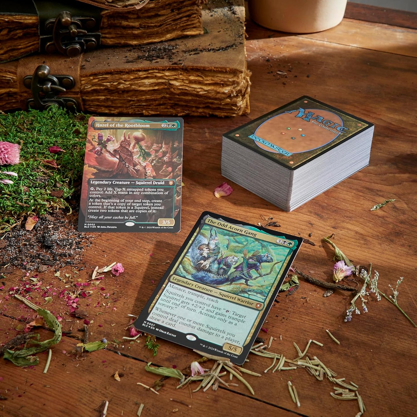 Magic: The Gathering - Bloomburrow Commander Deck - Squirreled Away (Black-Green)