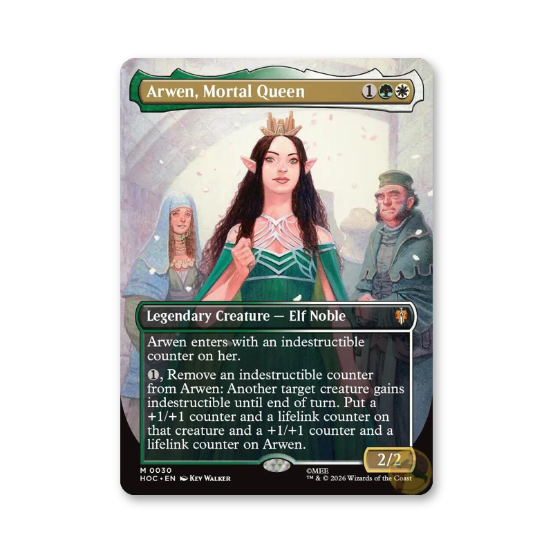 Arwen, Mortal Queen (Borderless) - 0030 - (The Hobbit: Eternal-Legal)