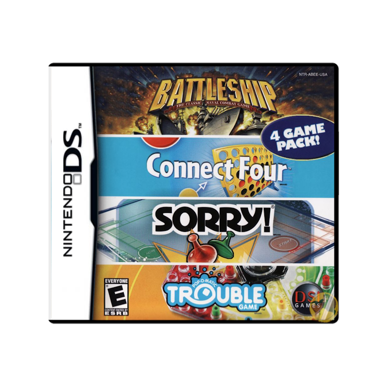 Battleship / Connect Four/ Sorry!/ Trouble (Nintendo DS)