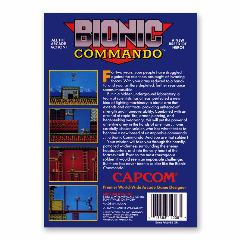 Bionic Commando (Nintendo NES)