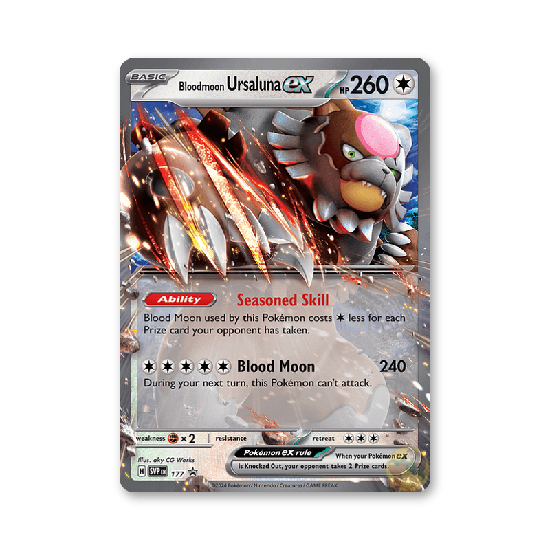 Bloodmoon Ursaluna ex - 177 (Scarlet & Violet Promos)