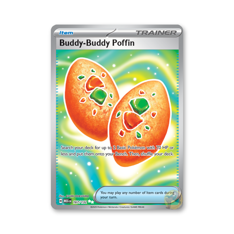 Buddy-Buddy Poffin - 167/132 (Mega Evolution Base Set)