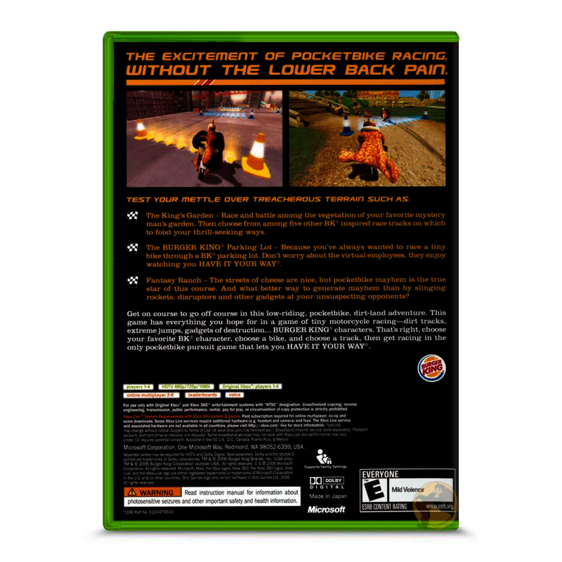 Burger King: PocketBike Racer (Xbox 360)