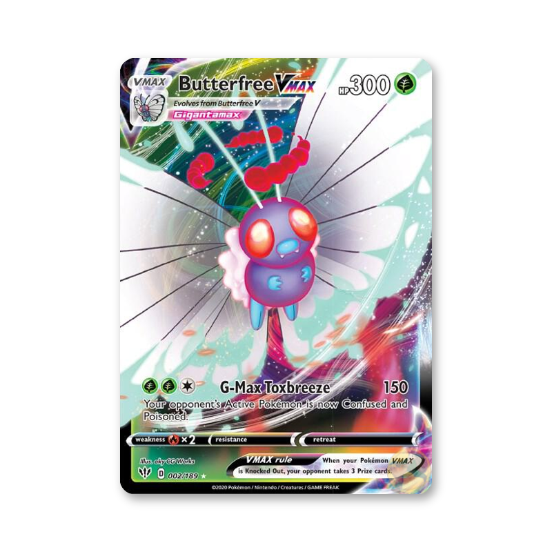 Butterfree VMAX - 002/189 (Darkness Ablaze)