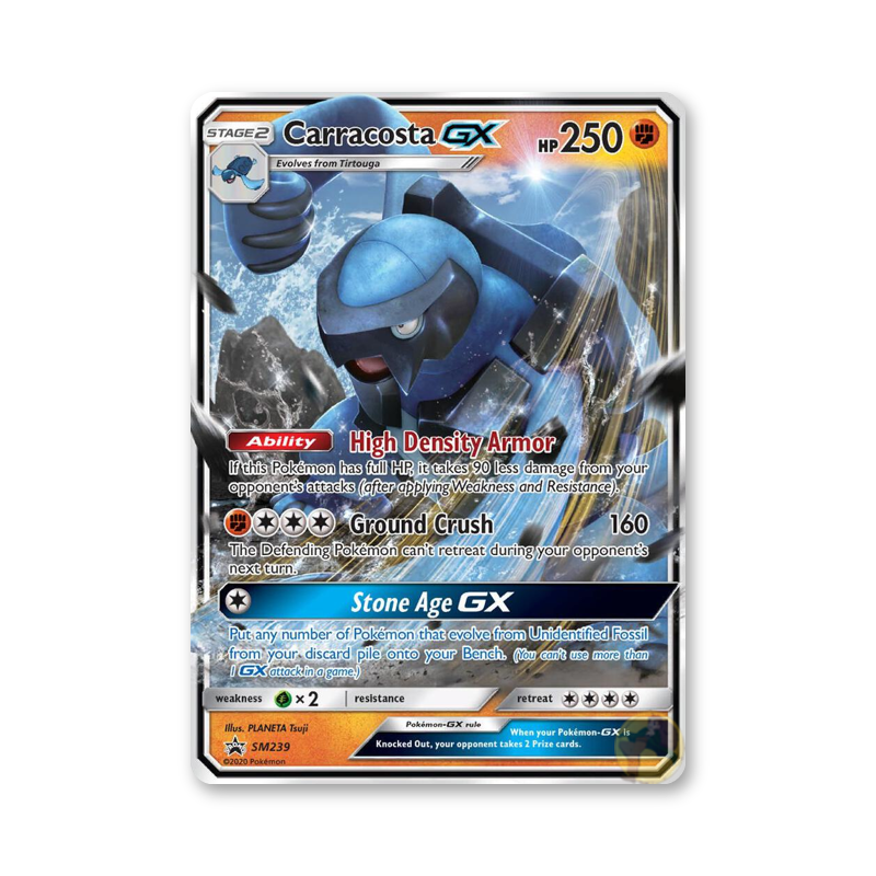 Carracosta GX - SM239 (Sun & Moon Promo Cards)