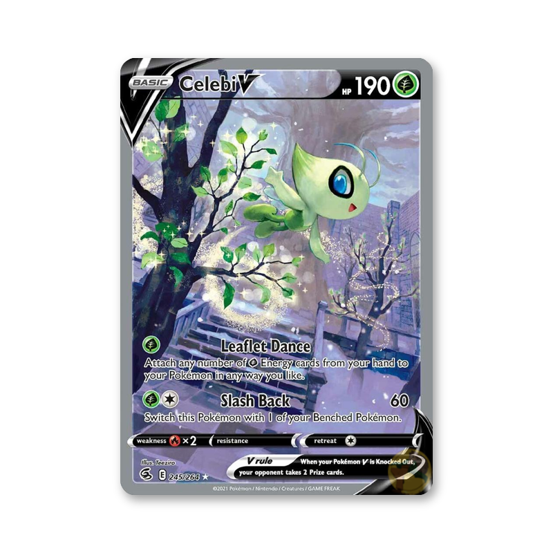 Celebi V (Alternate Full Art) - 245/264 (Fusion Strike)