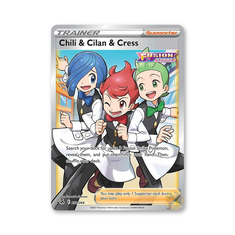 Chili & Cilan & Cress - 258/264 (Fusion Strike)