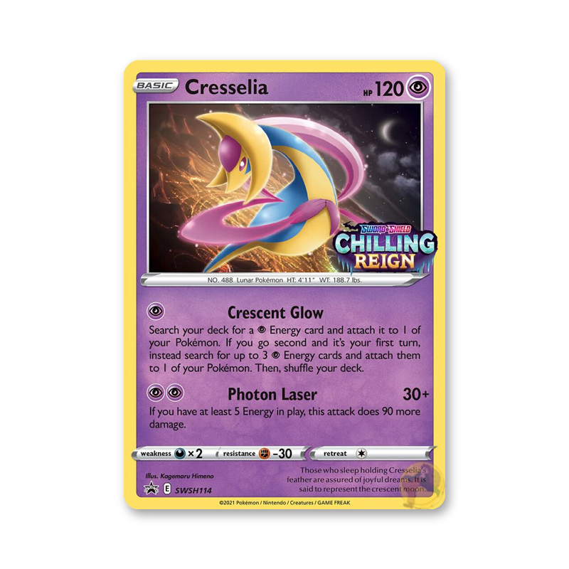 Cresselia (Prerelease) - SWSH114 (Sword & Shield Promo Cards)