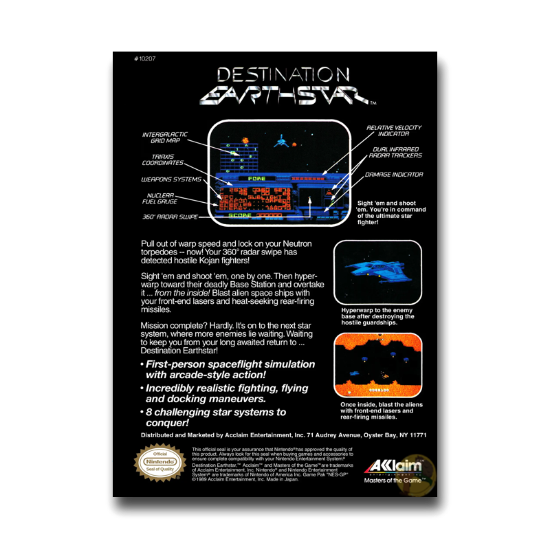 Destination Earthstar (Nintendo NES)