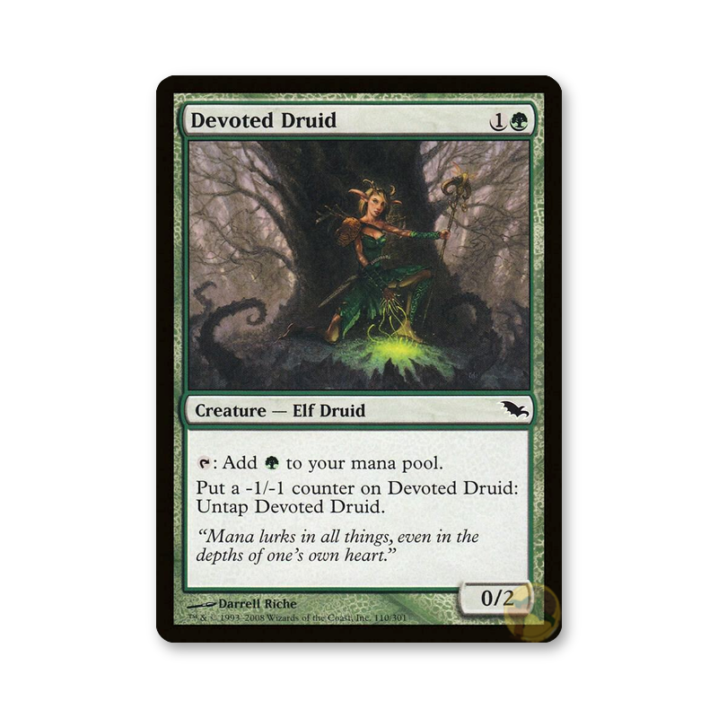 Devoted Druid - 110/301 (Shadowmoor)