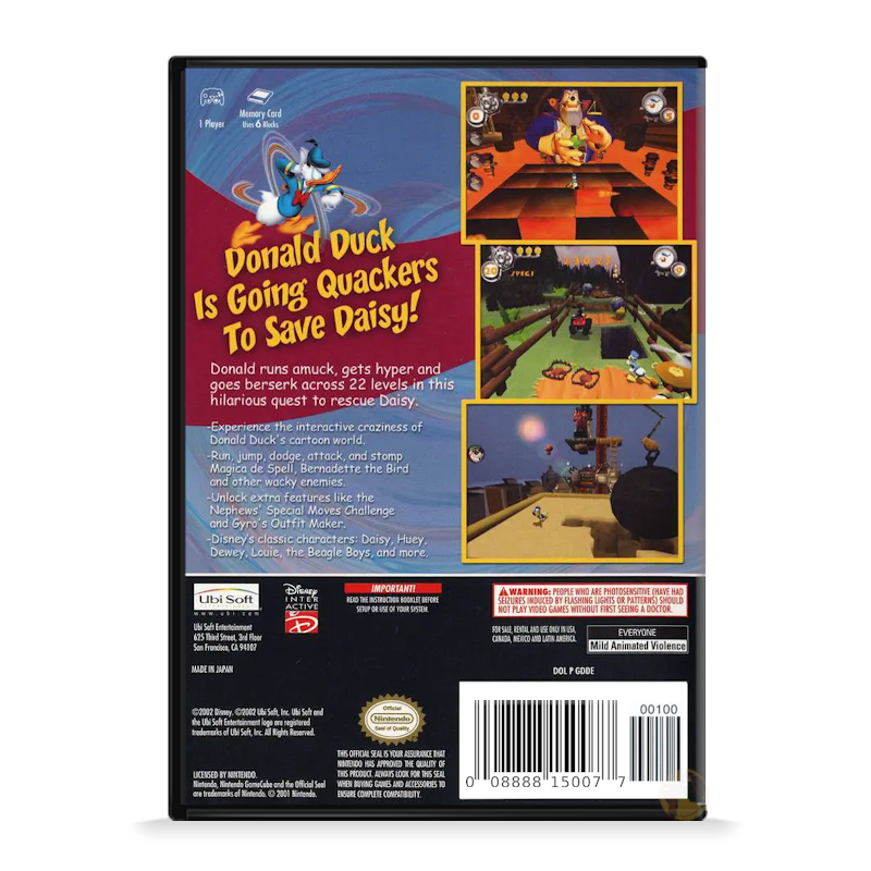 Donald Duck: Goin' Quackers (Nintendo GameCube)