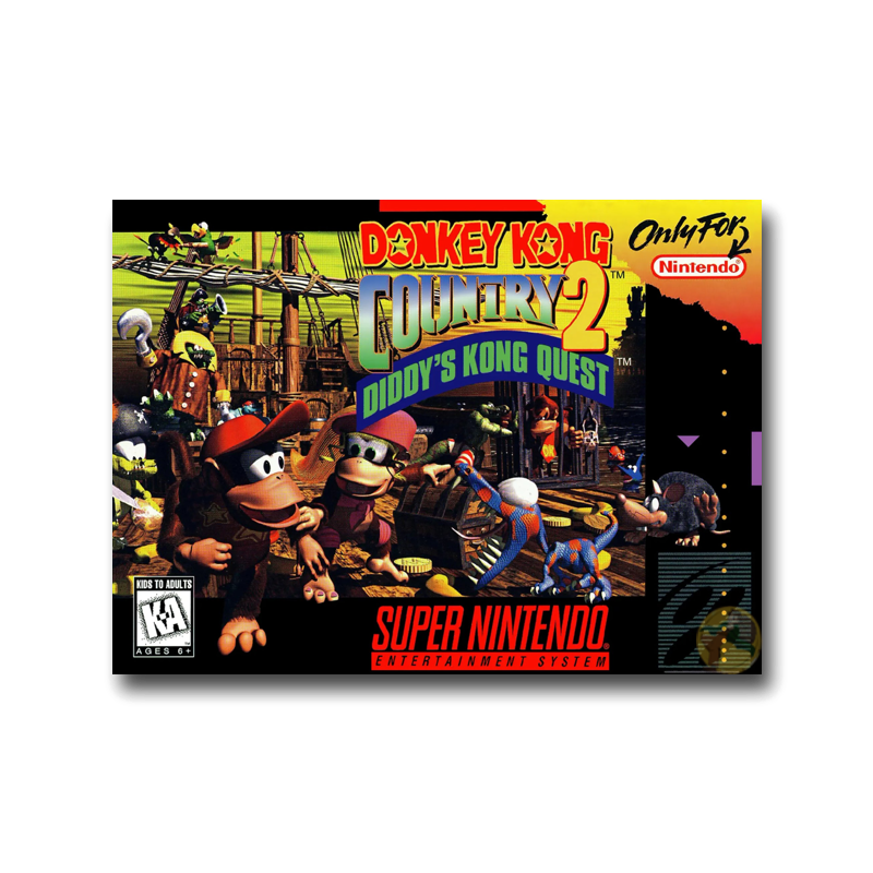 Donkey Kong Country 2: Diddy's Kong Quest (Nintendo SNES)