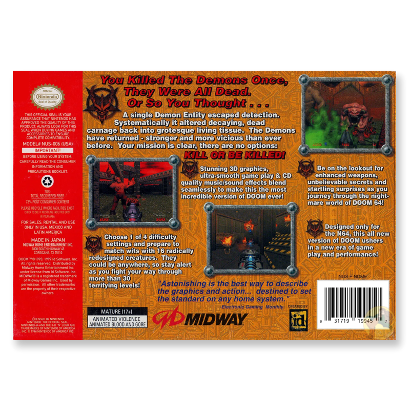 Doom 64 (Nintendo 64)