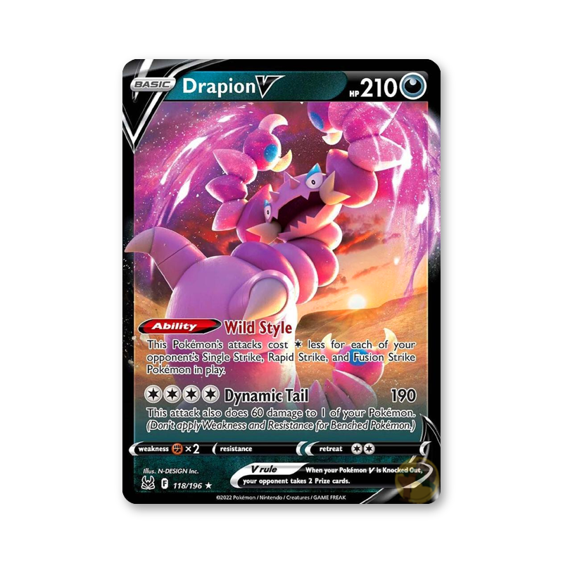 Drapion V - 118/196 (Lost Origin)