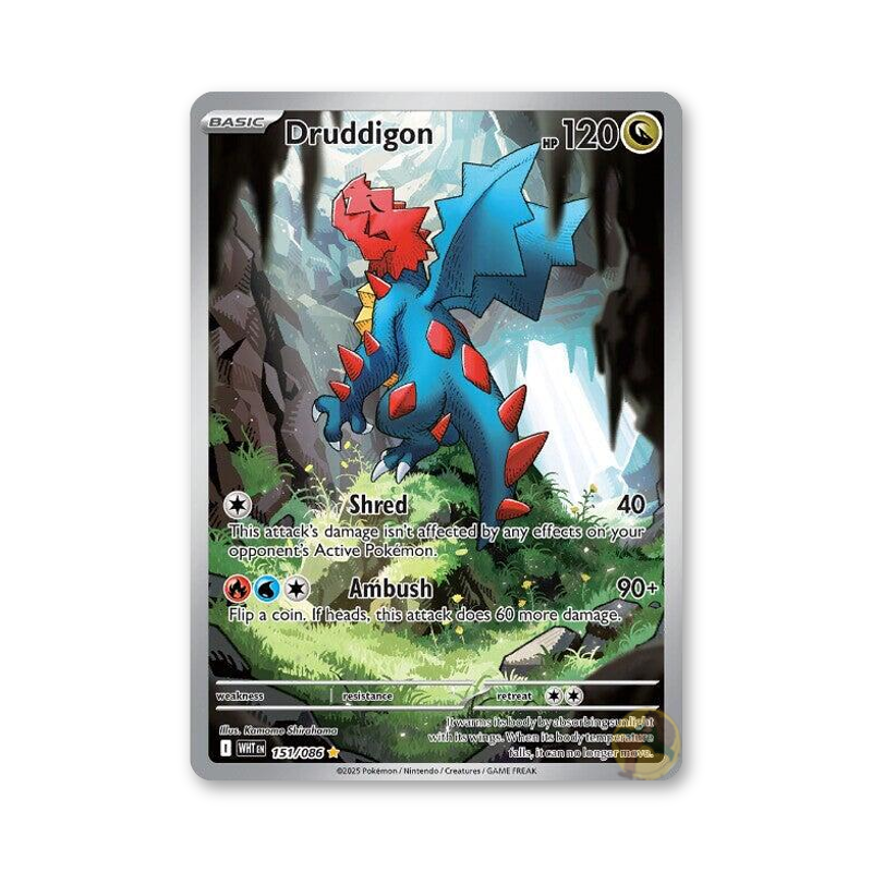 Druddigon - 151/086 (White Flare)