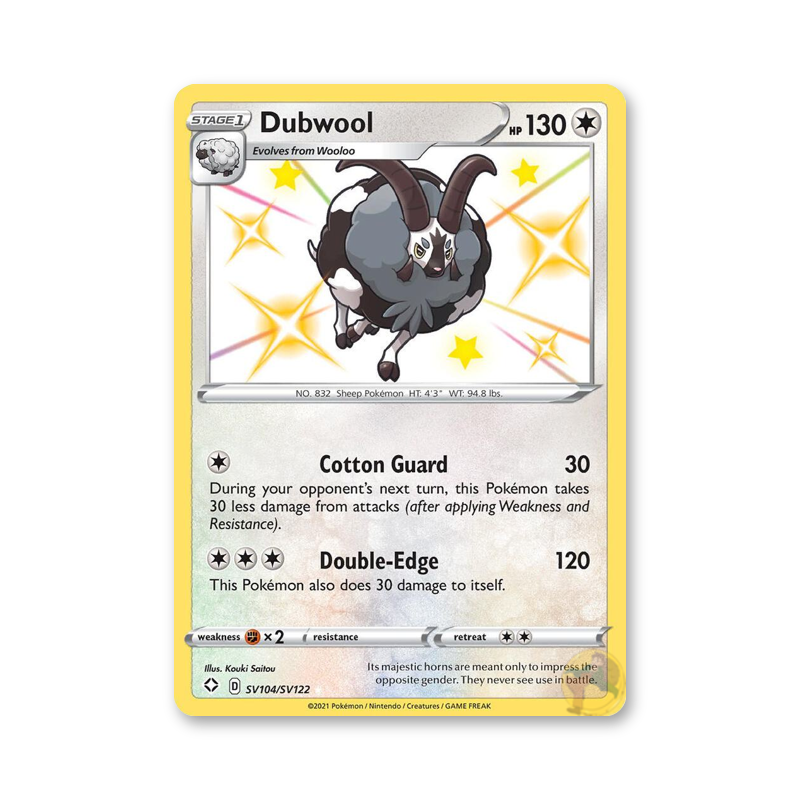 Dubwool - SV104/SV122 (Shining Fates: Shiny Vault)