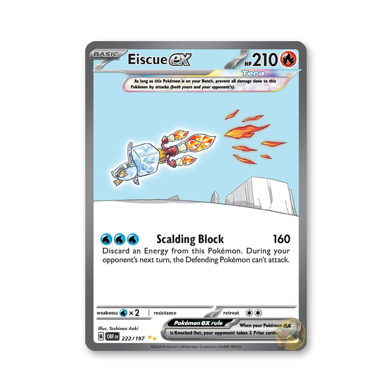 Eiscue ex - 222/197 (Obsidian Flames)