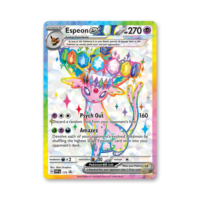 Espeon ex - 175 (Scarlet & Violet Promo Cards)