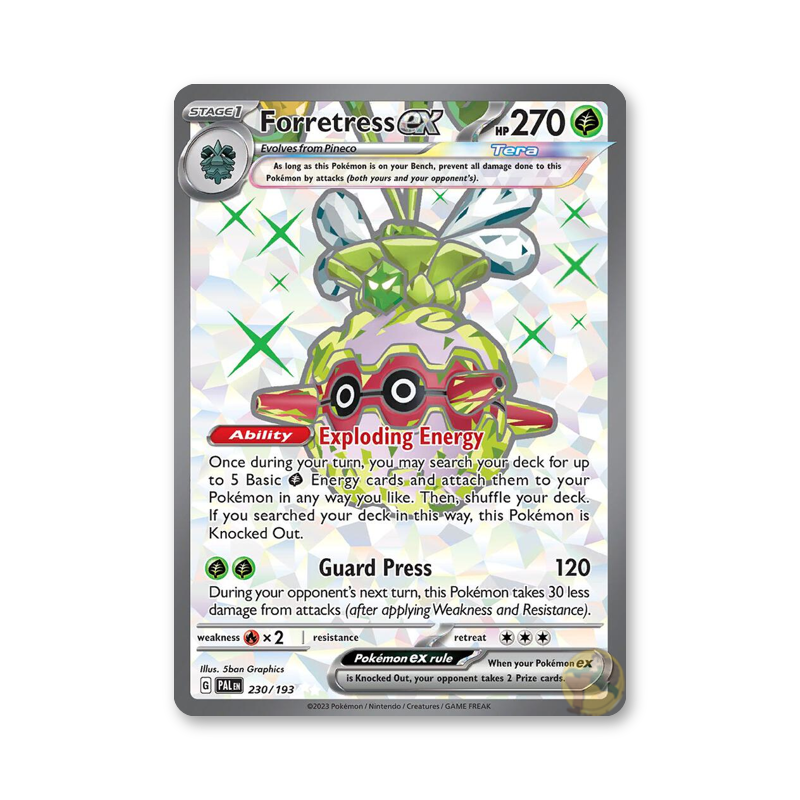 Forretress ex - 230/193 (Paldea Evolved)