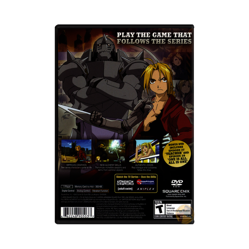 Fullmetal Alchemist 2: Curse of the Crimson Elixir (PlayStation 2)