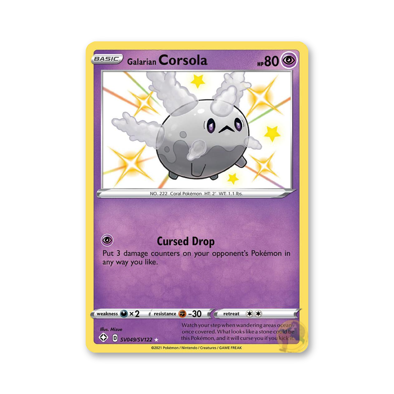 Galarian Corsola - SV049/SV122 (Shining Fates: Shiny Vault)