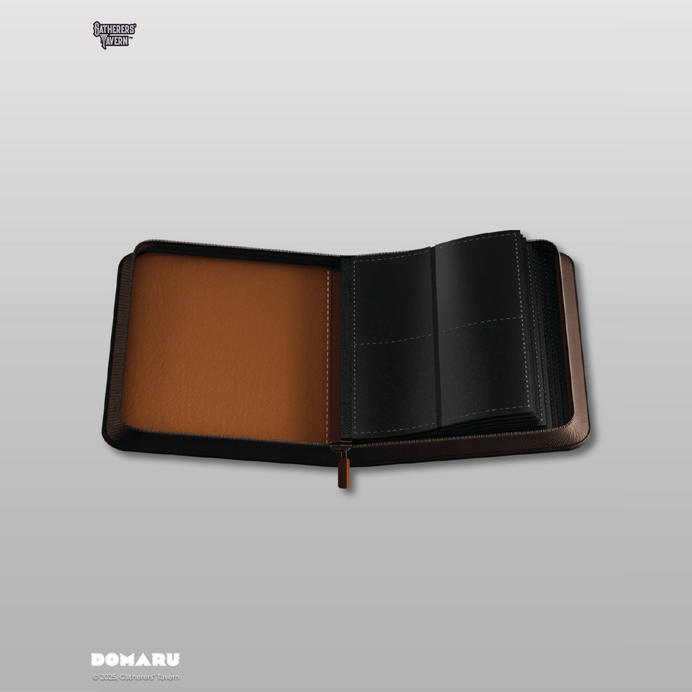 Gatherers' Tavern - Domaru Binder: 4-Pocket Cryptids Collection - Dusky Ochre