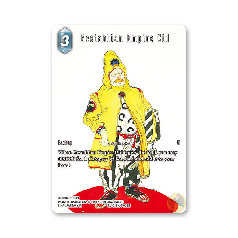 Gestahlian Empire Cid (Full Art) - Re-036H/4-026H (Legacy Collection)